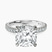 Pre-Designed Platinum Myra Secret Halo Lab Diamond Ring