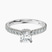 Pre-Designed Platinum Myra Secret Halo Lab Diamond Ring