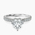 Pre-Designed Platinum Myra Secret Halo Lab Diamond Ring