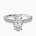 Pre-Designed Platinum Myra Secret Halo Lab Diamond Ring