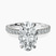Pre-Designed Platinum Myra Secret Halo Lab Diamond Ring