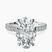 Pre-Designed Platinum Myra Secret Halo Lab Diamond Ring