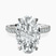 Pre-Designed Platinum Myra Secret Halo Lab Diamond Ring