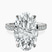 Pre-Designed Platinum Myra Secret Halo Lab Diamond Ring
