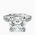 Pre-Designed Platinum Myra Secret Halo Lab Diamond Ring
