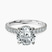 Pre-Designed 18kt White Gold Chrissy Teigen Secret Halo Lab Diamond Ring