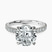 Pre-Designed Platinum Myra Secret Halo Lab Diamond Ring