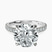 Pre-Designed Platinum Myra Secret Halo Lab Diamond Ring