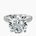 Pre-Designed Platinum Myra Secret Halo Lab Diamond Ring