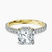 Pre-Designed 10kt Yellow Gold Chrissy Teigen Secret Halo Lab Diamond Ring
