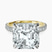 Pre-Designed 14kt Yellow Gold Myra Secret Halo Lab Diamond Ring