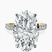 Pre-Designed 10kt Yellow Gold Myra Secret Halo Lab Diamond Ring