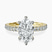 Zoey Six Prong Eternity Lab Diamond Engagement Ring in 9ct Yellow Gold
