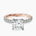 Kylie Eternity Lab Diamond Engagement Ring in 9ct Rose Gold