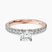 Pre-Designed 18kt Rose Gold Kylie Eternity Lab Diamond Ring
