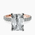 Pre-Designed 10kt Rose Gold Kylie Eternity Lab Diamond Ring