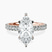Kylie Eternity Lab Diamond Engagement Ring in 9ct Rose Gold