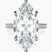 Pre-Designed 10kt Rose Gold Kylie Eternity Lab Diamond Ring