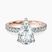 Kylie Eternity Lab Diamond Engagement Ring in 14ct Rose Gold