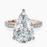Pre-Designed 18kt Rose Gold Kylie Eternity Lab Diamond Ring