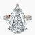Pre-Designed 18kt Rose Gold Kylie Eternity Lab Diamond Ring