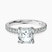 Kylie Eternity Lab Diamond Engagement Ring in 9ct White Gold