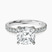 Pre-Designed 14kt White Gold Kylie Eternity Lab Diamond Ring