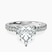 Kylie Eternity Lab Diamond Engagement Ring in 9ct White Gold