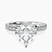 Pre-Designed 18kt White Gold Kylie Eternity Lab Diamond Ring