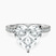 Pre-Designed 10kt White Gold Kylie Eternity Lab Diamond Ring