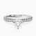Pre-Designed 10kt White Gold Kylie Eternity Lab Diamond Ring