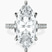 Pre-Designed 10kt White Gold Kylie Eternity Lab Diamond Ring