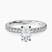 Pre-Designed 10kt White Gold Kylie Eternity Lab Diamond Ring