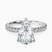 Kylie Eternity Lab Diamond Engagement Ring in Platinum