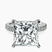 Pre-Designed 10kt White Gold Kylie Eternity Lab Diamond Ring