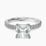 Kylie Eternity Lab Diamond Engagement Ring in Platinum
