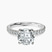 14kt White Gold Kylie Eternity Lab Diamond Ring