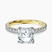 Kylie Eternity Lab Diamond Engagement Ring in 9ct Yellow Gold