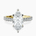 Kylie Eternity Lab Diamond Engagement Ring in 18ct Yellow Gold