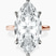 Pre-Designed 14kt Rose Gold Lyla Hidden Accents Solitaire Lab Diamond Ring