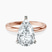 Pre-Designed 14kt Rose Gold Lyla Hidden Accents Solitaire Lab Diamond Ring