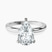 Lyla Hidden Accents Solitaire Lab Diamond Engagement Ring in Platinum