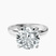 Pre-Designed 10kt White Gold Lyla Hidden Accents Solitaire Lab Diamond Ring