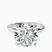 Pre-Designed 10kt White Gold Lyla Hidden Accents Solitaire Lab Diamond Ring