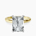 Pre-Designed 14kt Yellow Gold Lyla Hidden Accents Solitaire Lab Diamond Ring