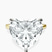 Pre-Designed 10kt Yellow Gold Lyla Hidden Accents Solitaire Lab Diamond Ring