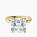 Pre-Designed 18kt Yellow Gold Lyla Hidden Accents Solitaire Lab Diamond Ring