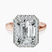 Pre-Designed 14kt Rose Gold Anna Hidden Accents Halo Lab Diamond Ring