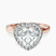 Pre-Designed 14ct Rose Gold Anna Hidden Accents Halo Lab Diamond Ring