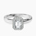 Pre-Designed 10kt White Gold Anna Hidden Accents Halo Lab Diamond Ring